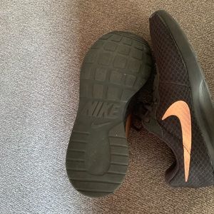 Nike black and rose gold